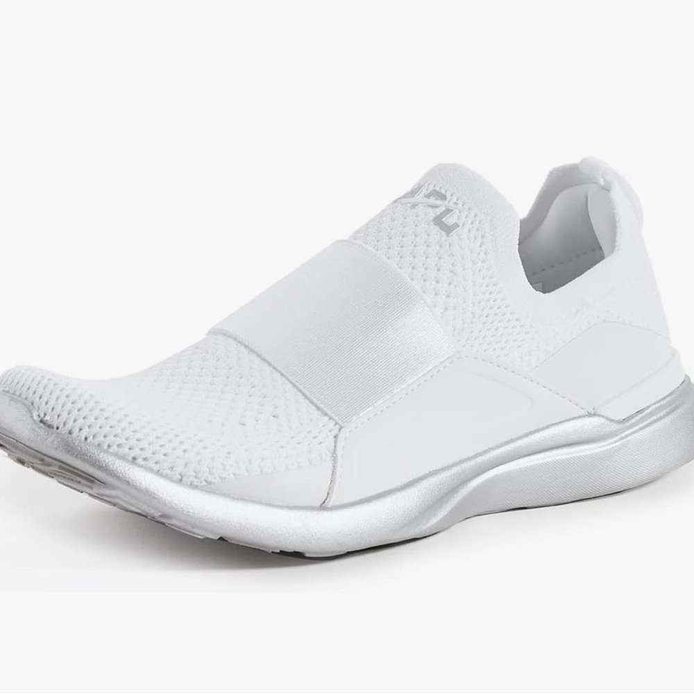 Women's Techloom Bliss Sneaker in Chrome and White
